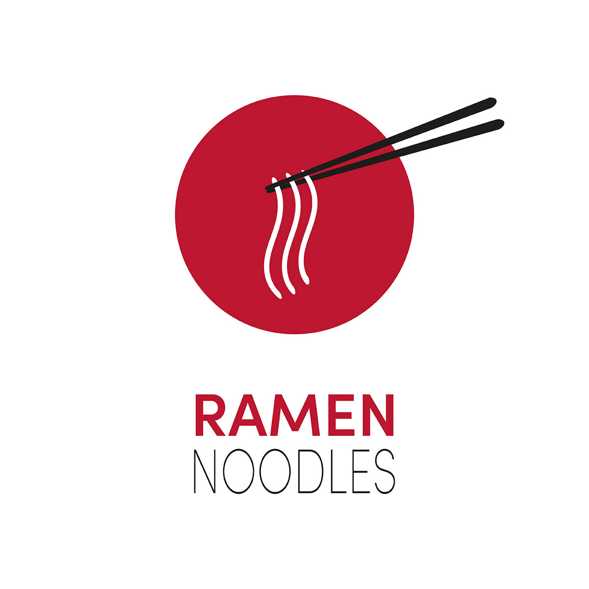 Vektor - Ramen mit Stäbchen