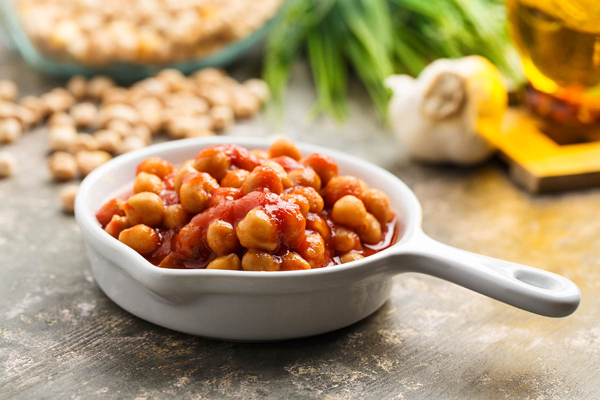 Stockfoto - Chana Masala - indisches Kichererbsengericht 