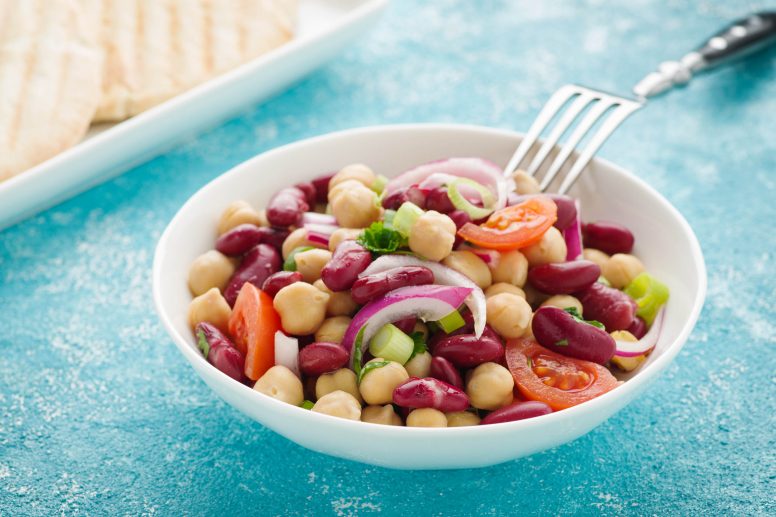 Kichererbsen-Bohnen-Salat