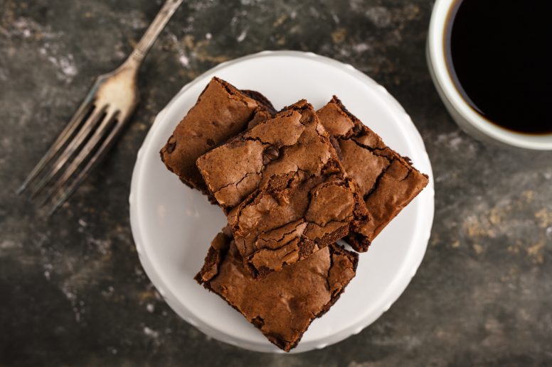 Schokoladenbrownies, Brownies, Schokolade, Gebäck, Kuchen